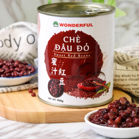 Chè Đậu Đỏ Wonderful Sweet Red Beans 900g