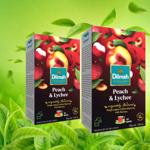 Trà đen hương đào Dilmah 30g