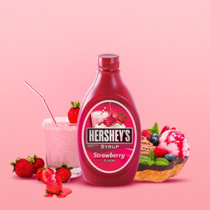 Siro dâu Hershey’s Strawberry Syrup 623g