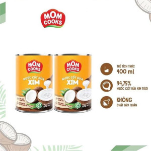 Nước Cốt Dừa XIM Mom Cooks 400ml