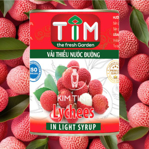 Vải Thiều Ngâm Nước Đường TIM 560g