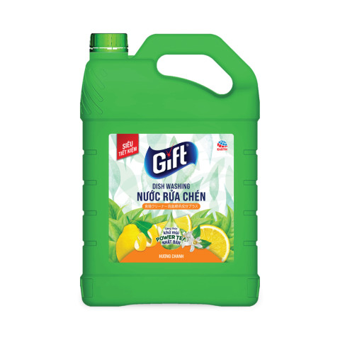 Nước rửa chén Gift hương chanh 3.8kg