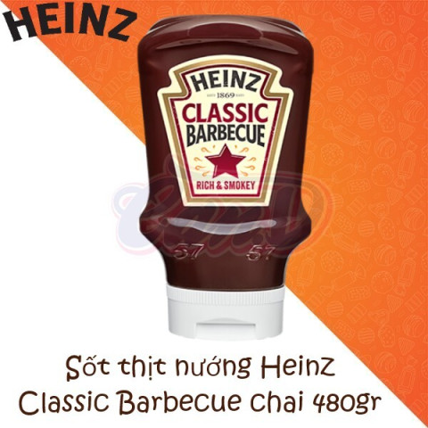 Sốt Thịt Nướng BBQ Vị Truyền Thống Heinz 480g