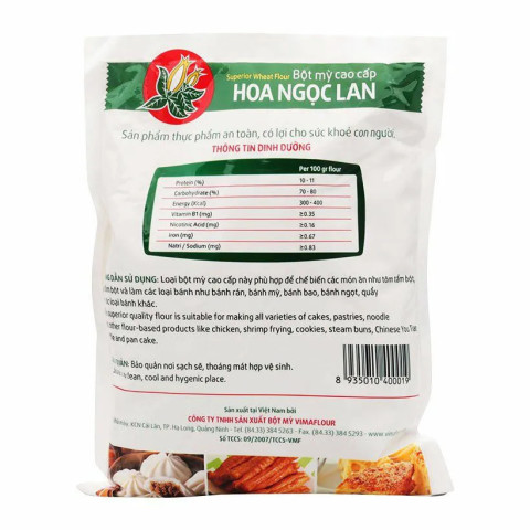 Bột mì cao cấp Hoa Ngọc Lan 1kg