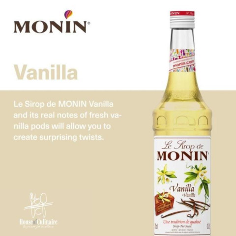 Siro va-ni Monin Vanila Syrup 700ml