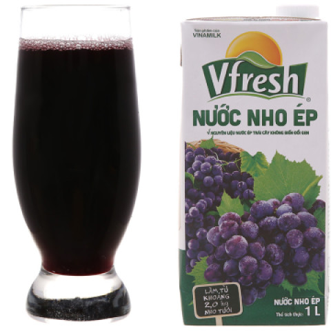 Nước nho ép Vfresh Grape Juice 1L