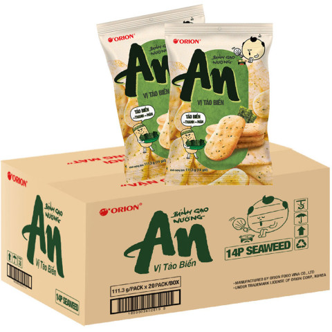 Bánh gạo nướng vị tảo biển Orion An 111.3g