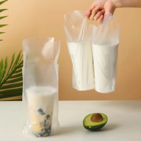 Túi đựng ly loại ly đôi xếp đáy