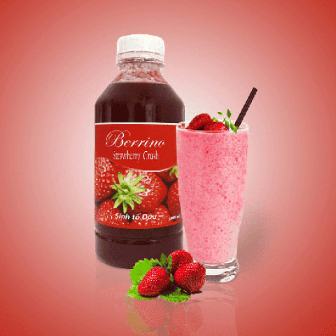 Sinh tố dâu Berrino Strawberry Crush 1L