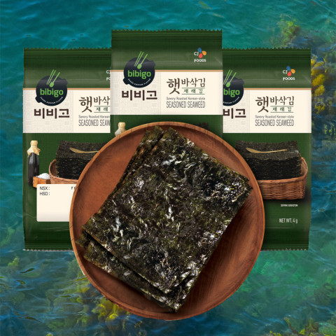 Rong biển ăn liền Bibigo vị truyền thống 4g x 3