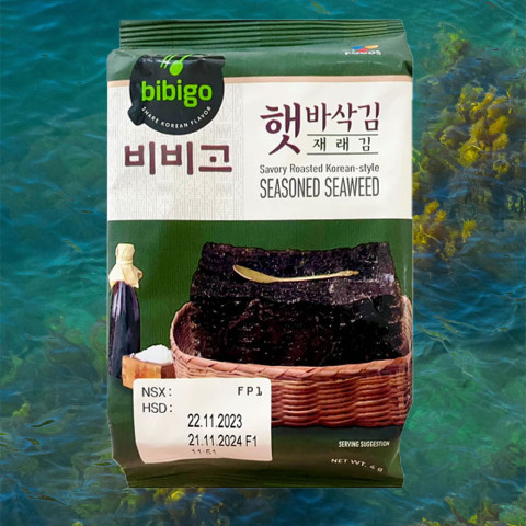 Rong biển ăn liền Bibigo vị truyền thống 4g x 3