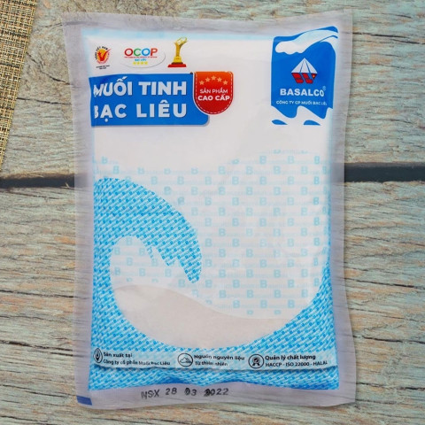 Muối tinh Bạc Liêu 1kg