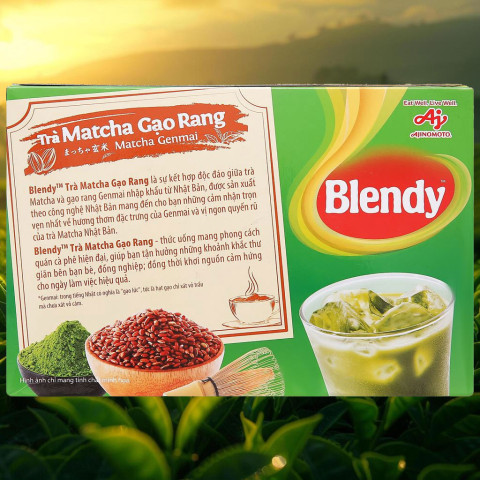 Trà matcha gạo rang Blendy hộp 170g