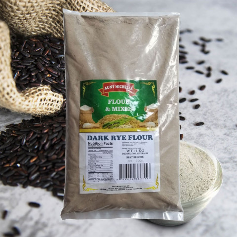 Bột mì đen Dark Rye Flour Aunt Michelle 1kg