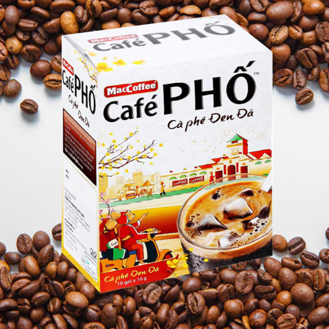 Cà phê đen đá MacCoffee Café Phố 160g