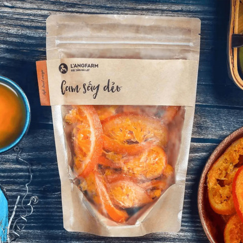 Mứt cam sấy dẻo Langfarm 225gr