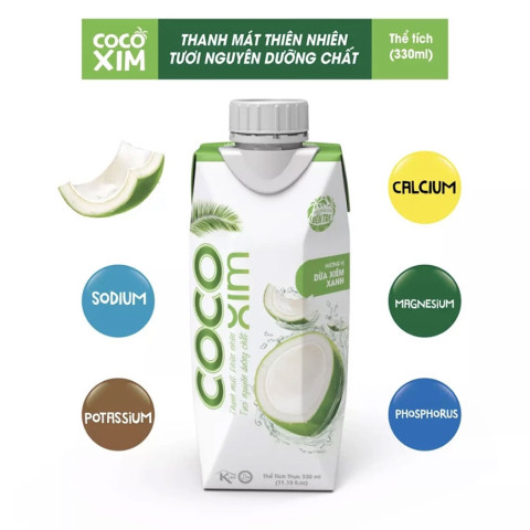 Nước Dừa Cocoxim Coconut Water Original 330ml