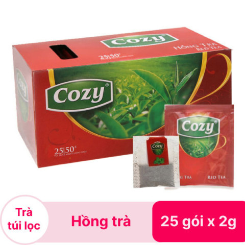 Hồng trà Cozy hộp 50g (25 gói x 2g)