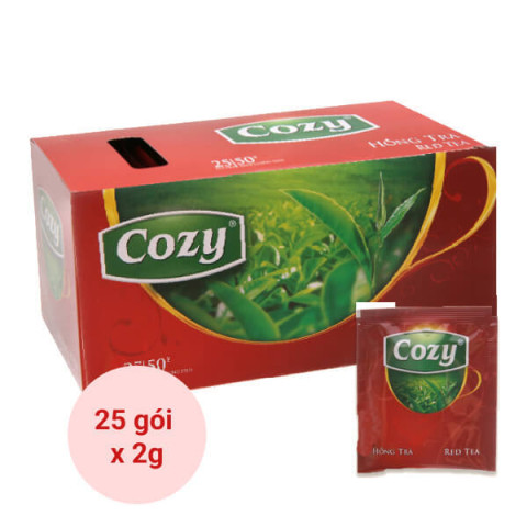 Hồng trà Cozy hộp 50g (25 gói x 2g)