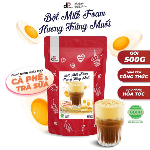 Bột Milk Foam Trứng Muối DPFood 500g