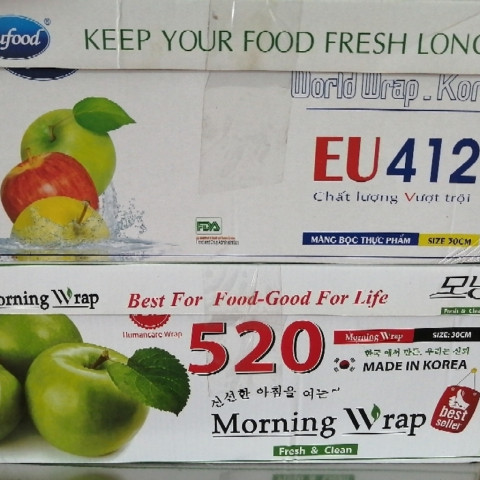 Màng bọc thực phẩm chịu nhiệt PVC Táo HQ 520