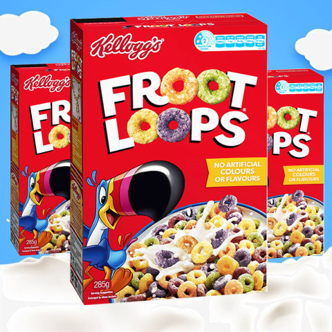 Ngũ cốc Kellogg's Froot Loops 285g