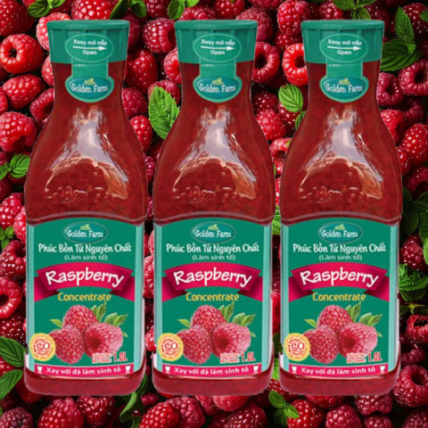 Sinh tố Phúc Bồn Tử Golden Farm Raspberry Smoothie Base 1L