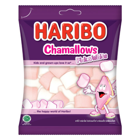 Kẹo xốp Chamallows Pink & White Haribo 150g
