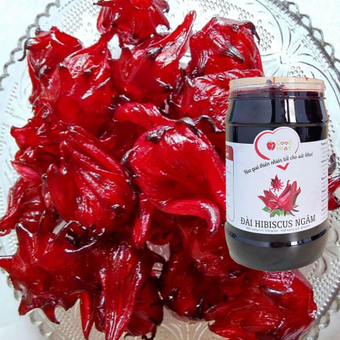 Mứt đài Hibiscus ngâm Good Heart 1kg