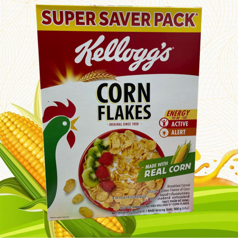 Ngũ cốc vị bắp Kellogg's Corn Flakes 500g