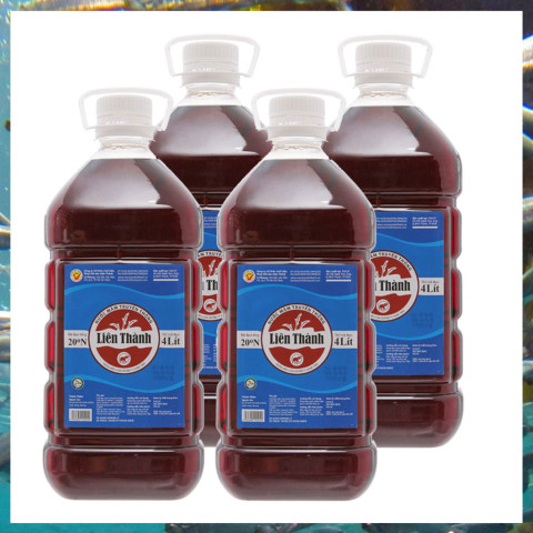 Nước mắm truyền thống Liên Thành 20 độ đạm 4 lít