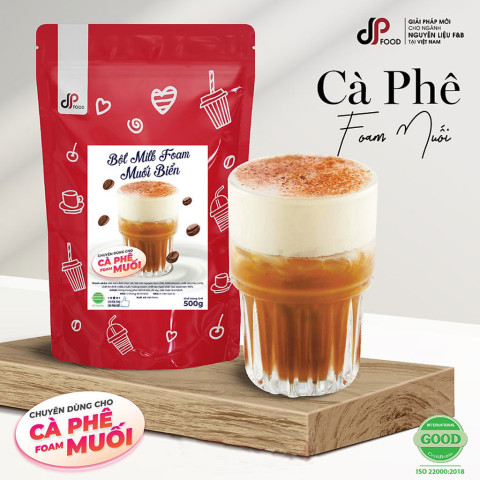 Bột Milk Foam Muối Biển DP FOOD 500gr