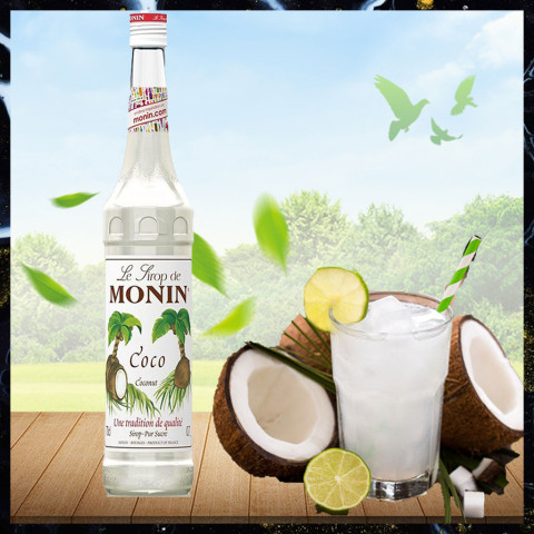 Sirô Dừa Monin Coconut Syrup 700ml