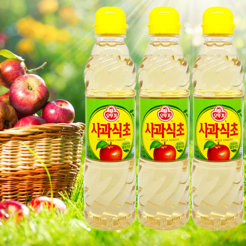 Giấm táo Hàn Quốc Ottogi 500ml