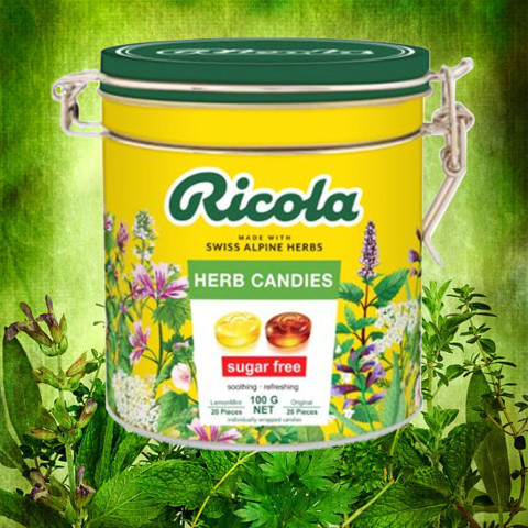 Kẹo thảo mộc không đường Ricola 100g F121927