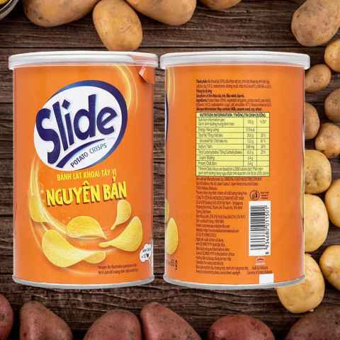 Snack Khoai Tây Chiên Slide Original 65G