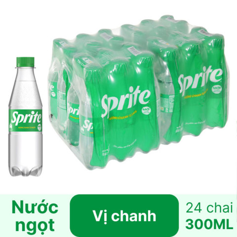 Nước ngọt Sprite 300ml x 24 chai
