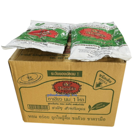 Trà Thái Lan xanh ChaTarMua Green Tea Mix 200gr 