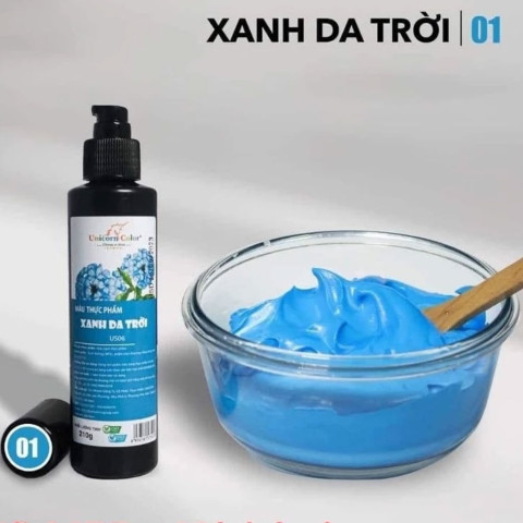 Màu Thực Phẩm Xanh Da Trời Unicorn 210g