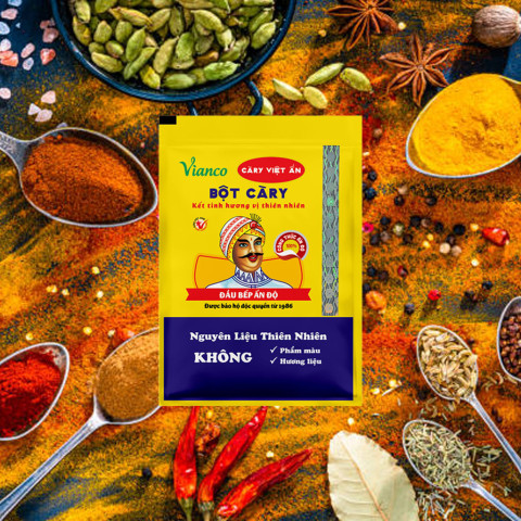 Bột cà ri Vianco gói 10g