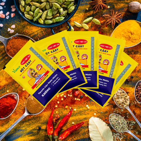 Bột cà ri Vianco gói 10g