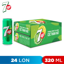 Nước ngọt 7 Up lon 320ml 