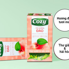 Trà Cozy hương đào hộp 50g