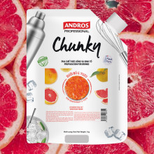 Mứt Bưởi Đỏ & Yuzu Andros Chunky 1kg
