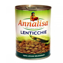 Đậu Lăng Đóng Hộp Annalisa Lentils 400g