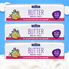 Bơ Lạt 82% Chất Béo Emborg 100g F163590