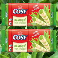 Bánh quế Cosy vị kem lá dứa 117,6 gr