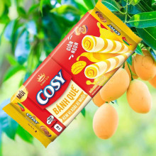 Bánh quế Cosy vị kem xoài xí muội 117,6 gr
