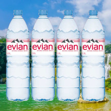Nước khoáng thiên nhiên không ga Evian 1.5 lít B132875