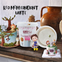 Kẹo đường mềm trắng Fancy Frost Fondant White 1kg